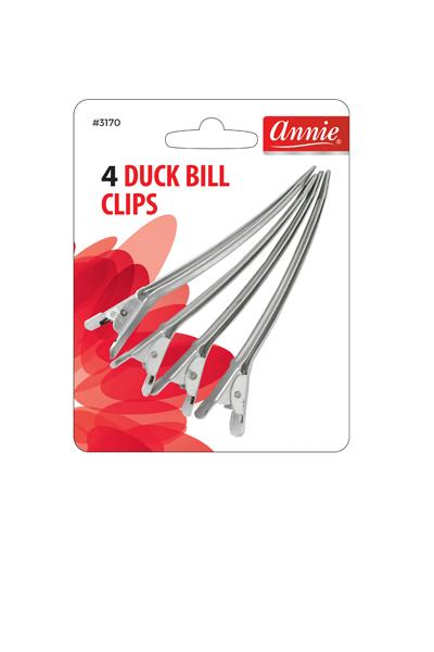 #3170 Annie 4Pc Duck Bill Clips (12PC)