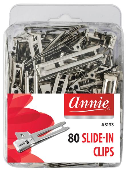 #3193 Annie 80Pc Slide-In Clips (6PC)