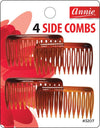 #3207 Annie 4Pc Side Comb Small Assort Color (12PC)