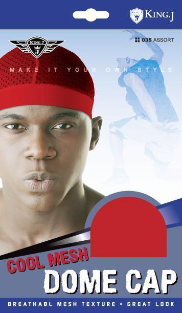 #035 Spandex Cool Mesh Dome Cap / Assort (12PC)