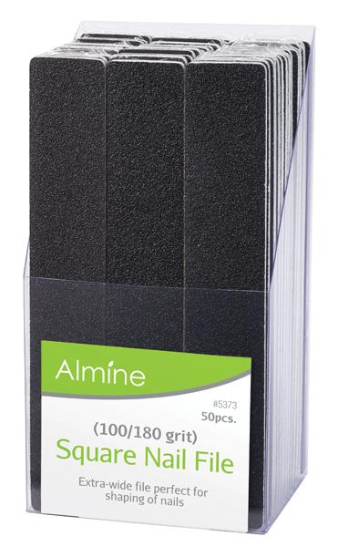 #5373 Annie Almine Square Nail Files 7" 50Ct (PC)
