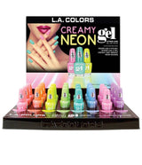 LA Colors Creamy Neon Gel Polish Set #CLAC445 (24 PC)