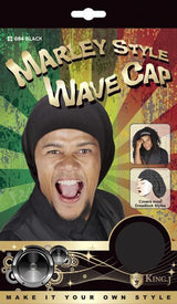 #084 Dreadlocks Wave Cap / Black (12PC)