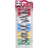8 Ball / 20mm Ball Ponytail Holders - Multiple Colors (12PC/Bulk)