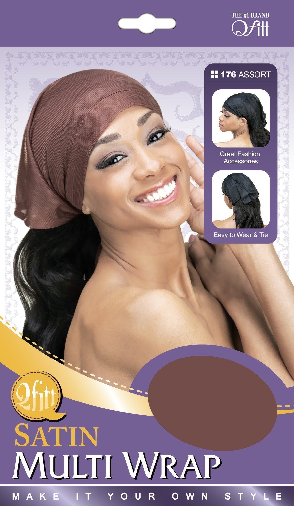 #176 Satin Multi Wrap / Assort (12PC)