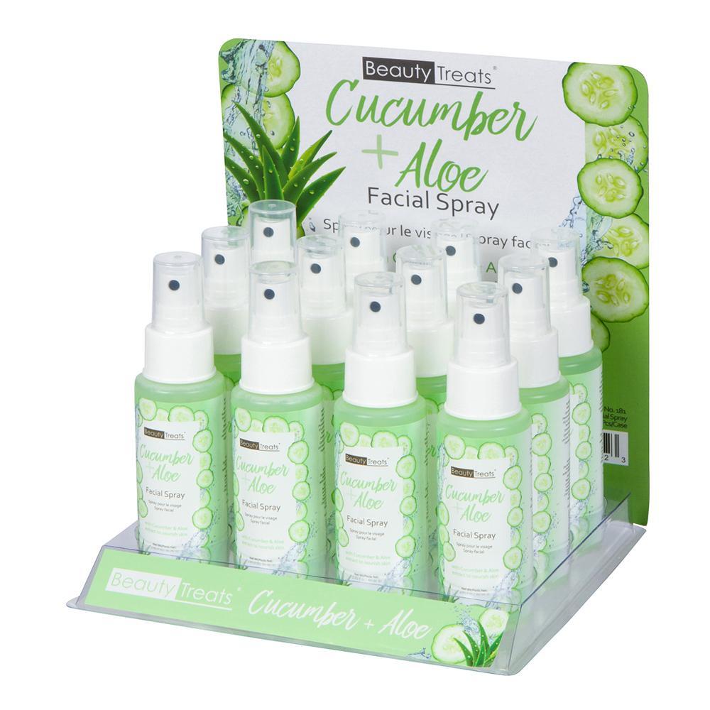 Beauty Treats Cucumber and Aloe Facial Spray Set #181 (12PC)