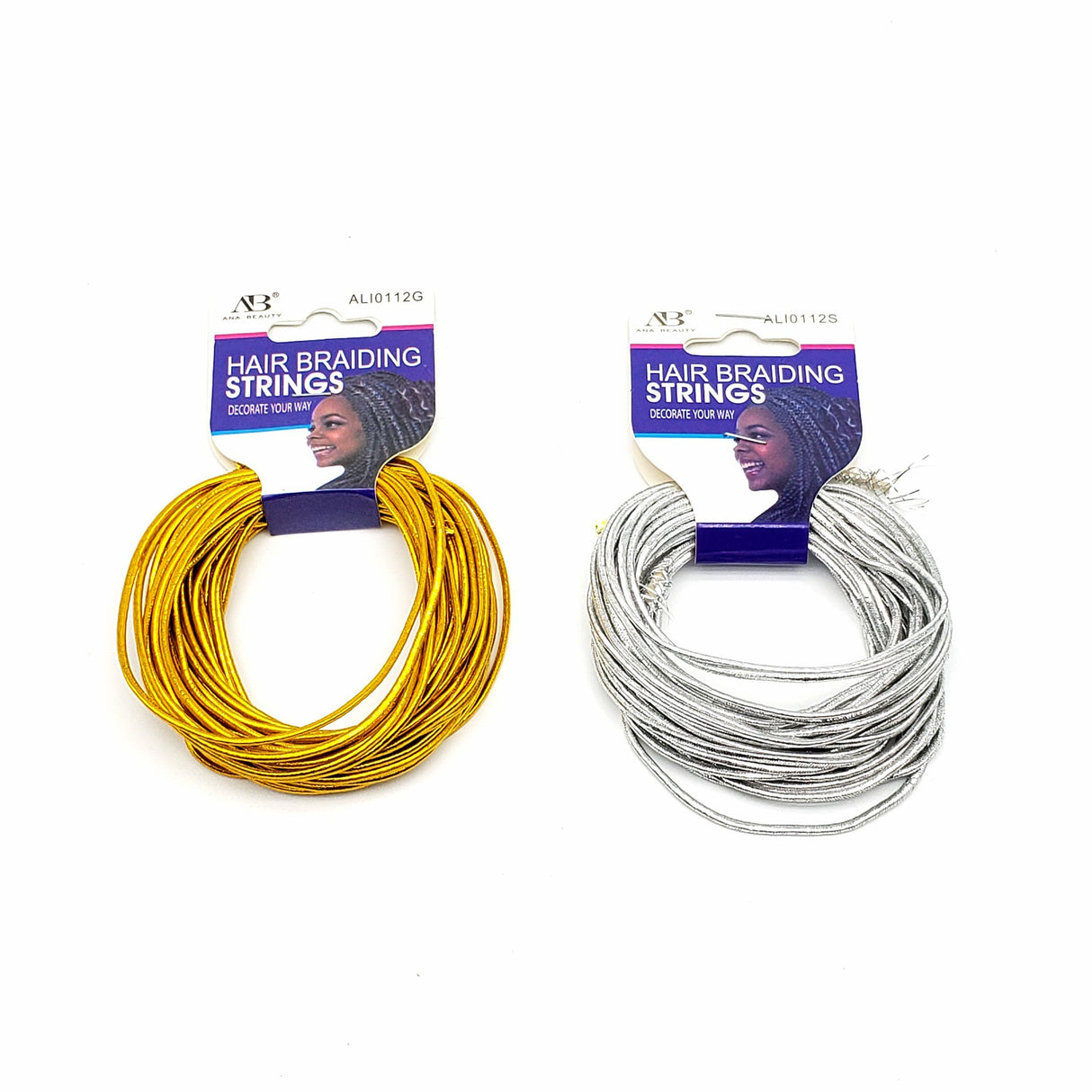 AB Hair Braiding Strings #ALI0112 (12PC)