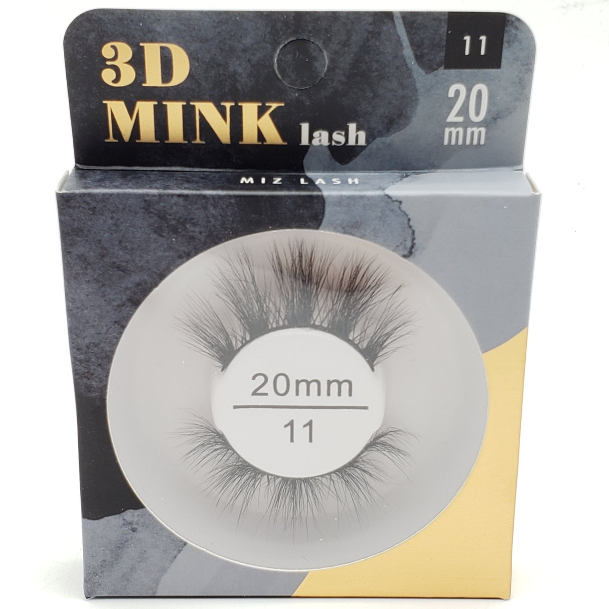 GOLD Miz Lash 3D Mink 20mm/25mm/30mm (4PC)
