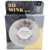 GOLD Miz Lash 3D Mink 20mm/25mm/30mm (4PC)