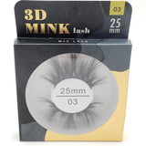 GOLD Miz Lash 3D Mink 20mm/25mm/30mm (4PC)