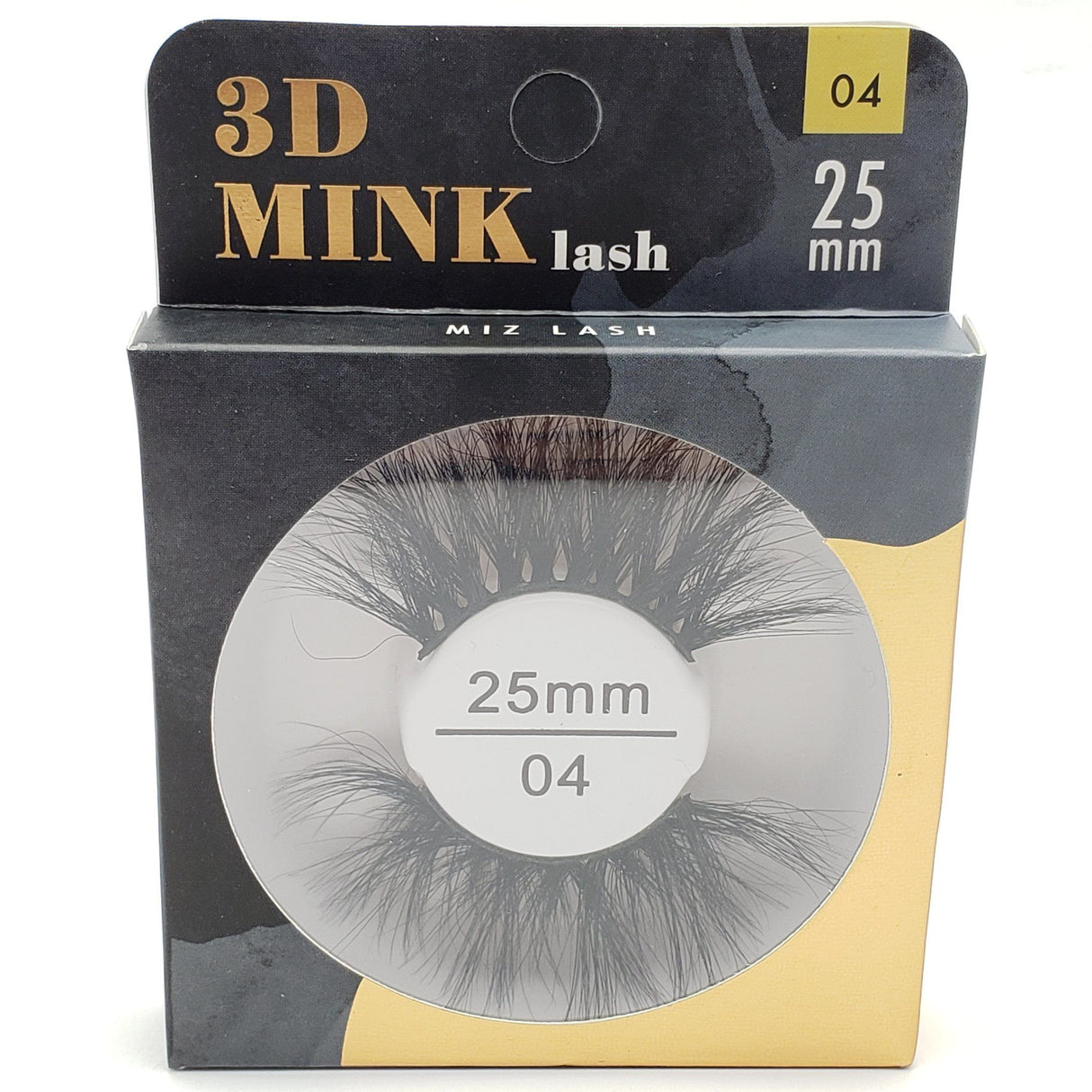 GOLD Miz Lash 3D Mink 20mm/25mm/30mm (4PC)
