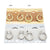 Gold/Silver Braided Hoop Earrings #2918-2921 (PC)