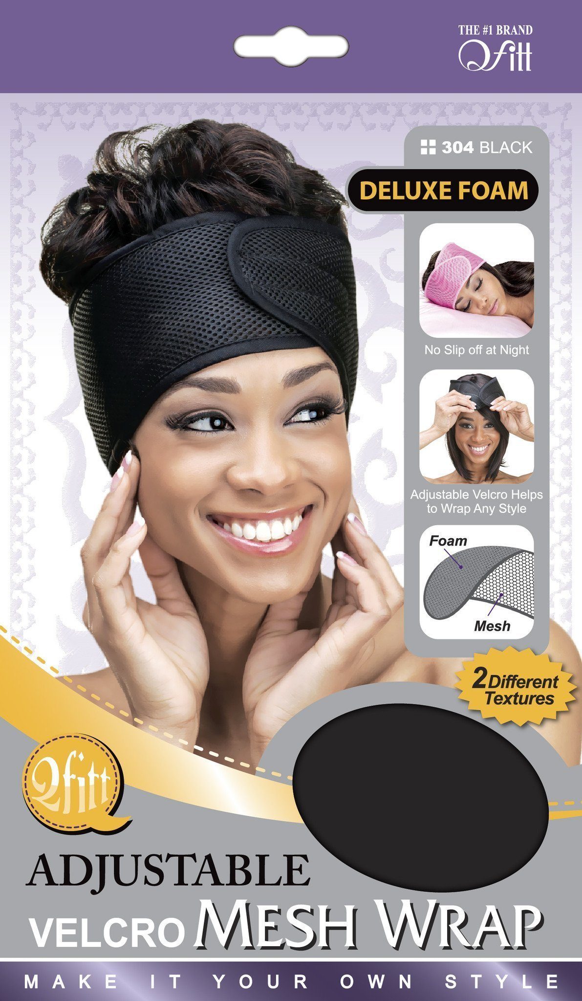 Qfitt Black Wig Cap #100 - Apex Beauty Supply