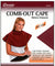 #3920 Annie Comb-Out Cape Burgundy Velcro (PC)