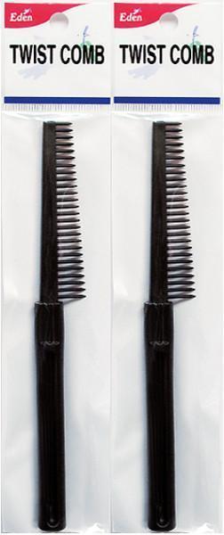 #39212 Eden Black Twist Comb (12Pk)