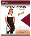 #3923 Annie Reversible Stylist Apron Waist-Tie String Black/Silver (PC)