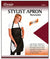 #3923 Annie Reversible Stylist Apron Waist-Tie String Black/Silver (PC)