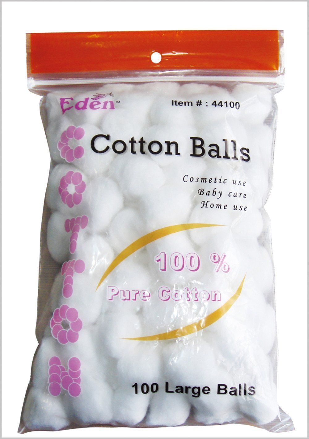 44100 Eden Large Cotton Balls 100ct (PC) -  : Beauty