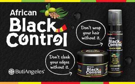 ButiAngeles African Black Control Black Foam 8oz (PC)