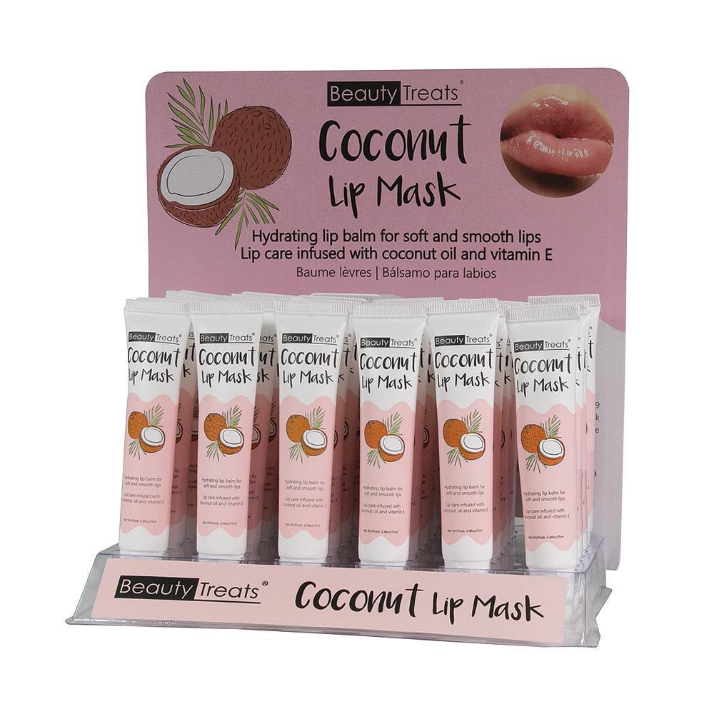 Beauty Treats Coconut Lip Mask Hydrating Lip Balm #509 (24PC)