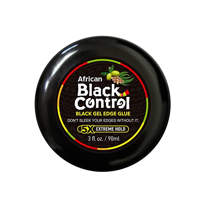 ButiAngeles African Black Control Black Gel Edge Glue 3oz (PC)