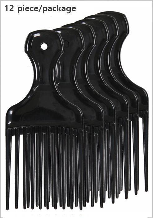 #70202 Eden Medium Black Afro Pik (12Pc)