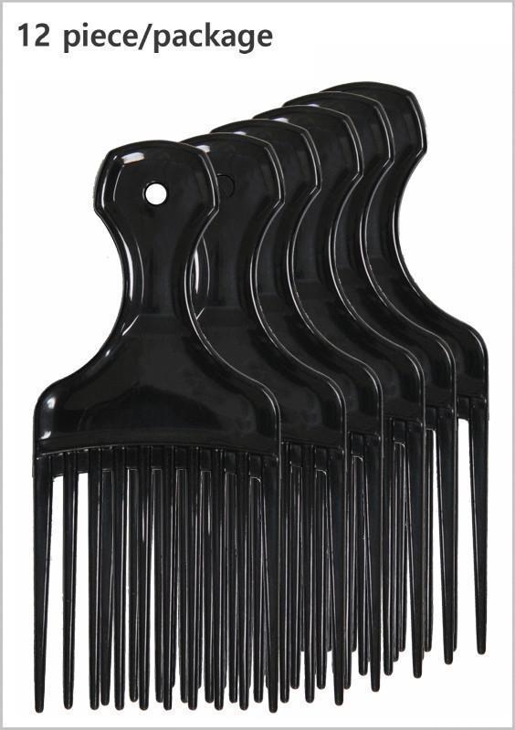 #70302 Eden Small Black Afro Pik (12Pc)