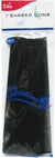 #7102 Eden Black 7" Barber Comb (12Pc)