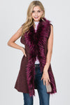 Fashion Collection Long Fur Vest #AV287 (PC)