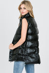 Fashion Collection Long Puff Vest Large #AV302 (PC)