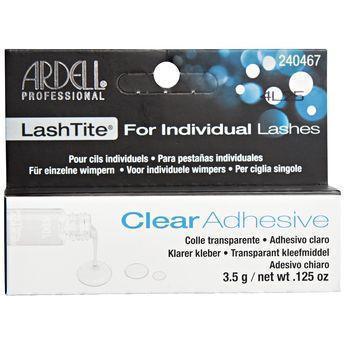 Ardell Clear Lashtite Adhesive for Individual Lashes, .125oz #65058 (6PC)
