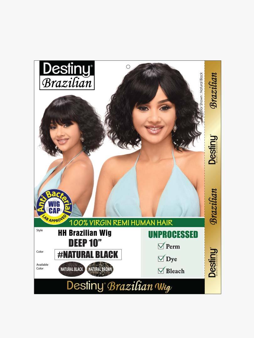 Destiny HH Brazilian Wig - Deep 10"