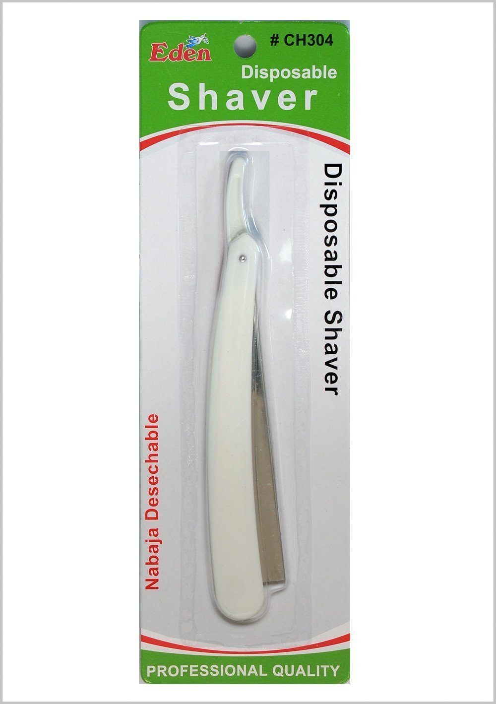 #Ch304 Eden White Disposable Shaver (12Pk)
