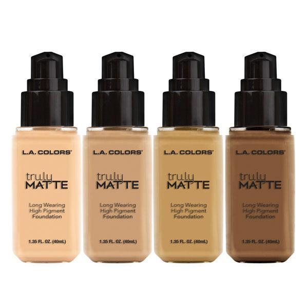 LA Colors Truly Matte Foundation #CLM (3PC)