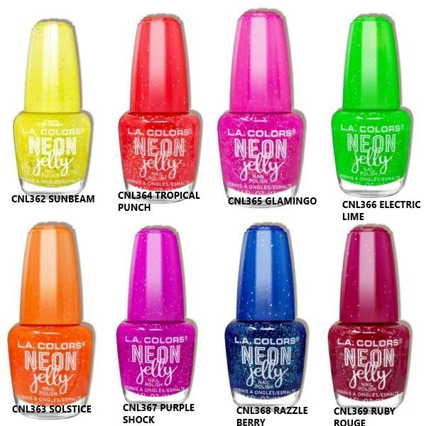 LA Colors Neon Jelly Nail Polish (3PC)