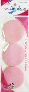 #Cs04 Eden Cosmetic Sponge 3Pc (12Pk)