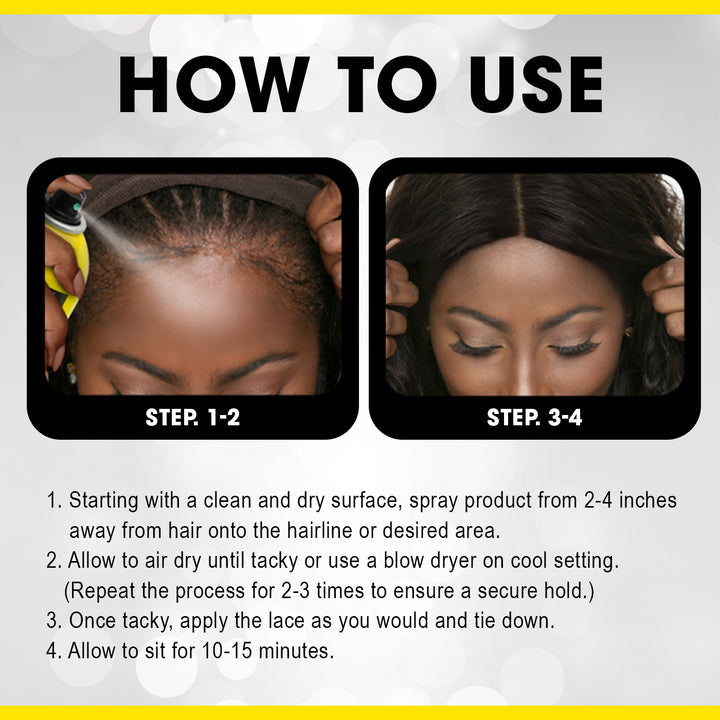 Ebin Wonder Lace Bond Adhesive Spray Extra Mega Hold Original (PC)