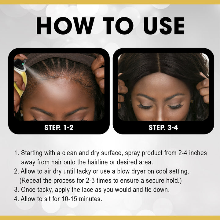 Ebin Wonder Lace Bond Adhesive Spray Extreme Firm Hold Sensitive (PC)