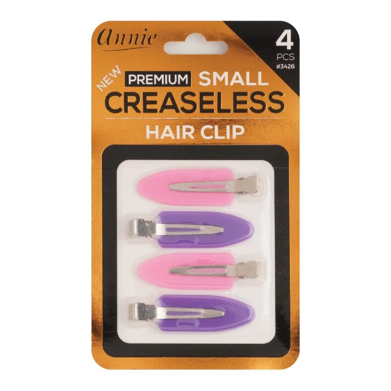 Annie #3426 Premium Small Creaseless Hair Clips Pink & Purple (12PC)