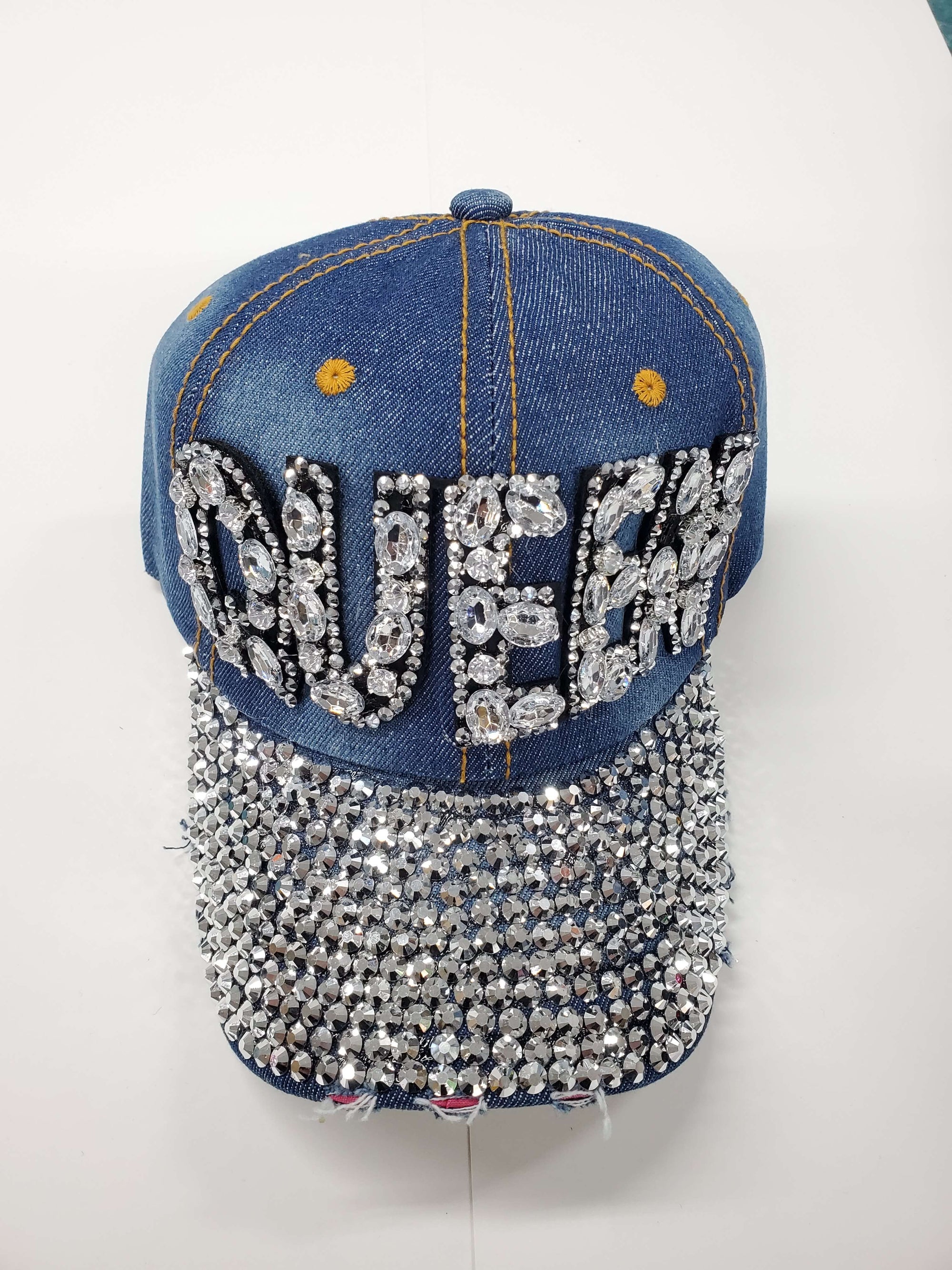 queen-wholesale-denim-rhinestone-hats