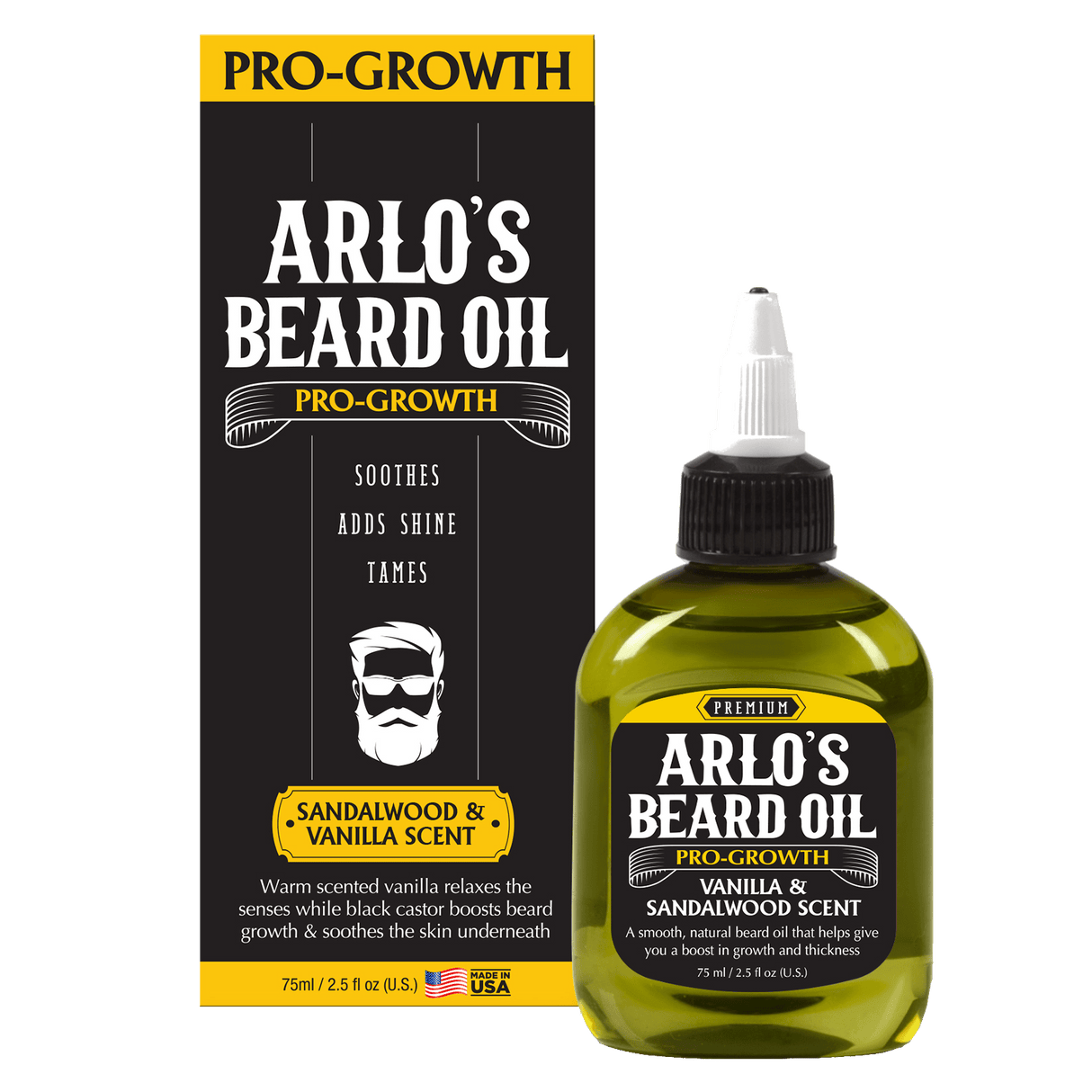 Arlo's Beard Oil Pro-Growth 2.5oz (PC)