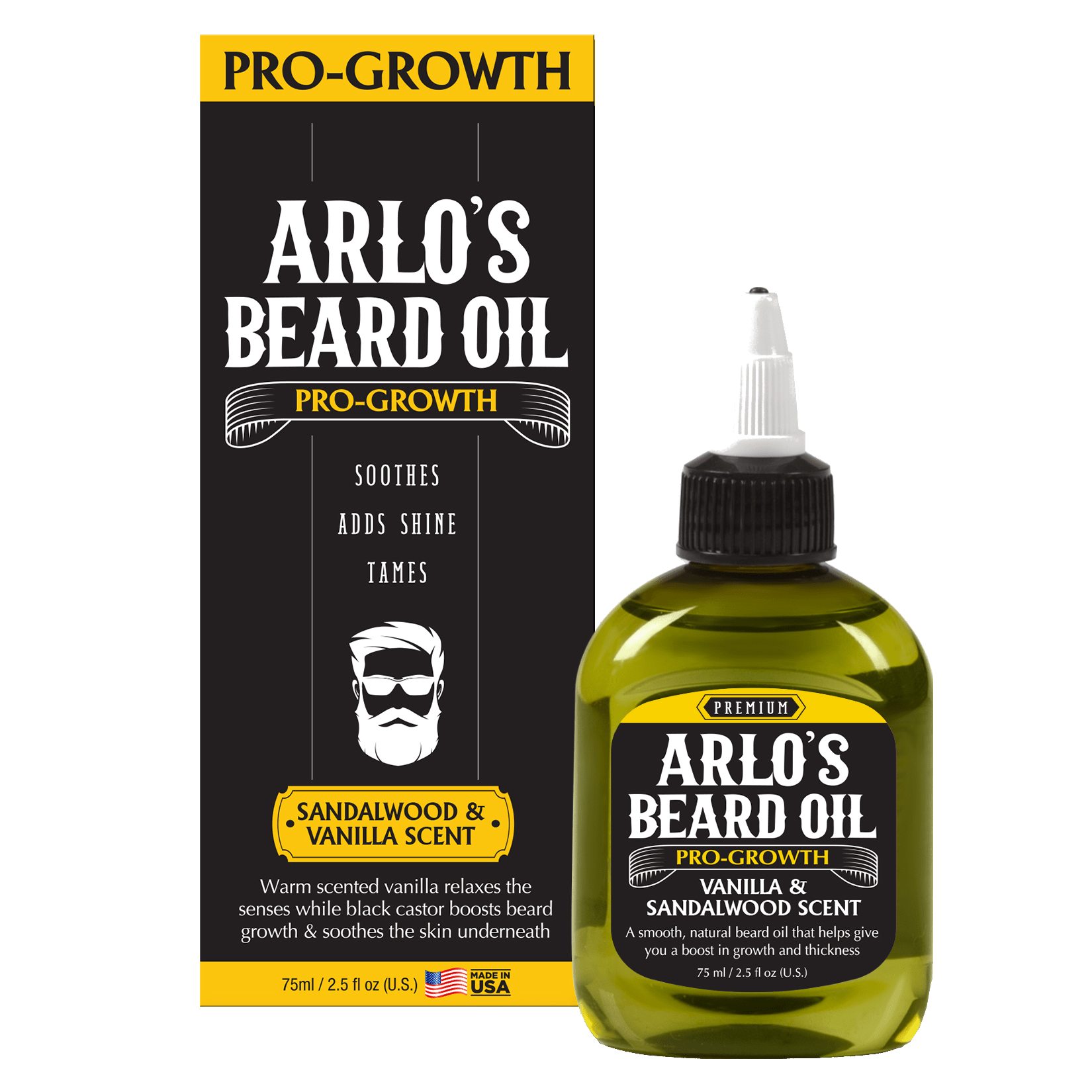 Arlo's Beard Oil Pro-Growth 2.5oz (PC)