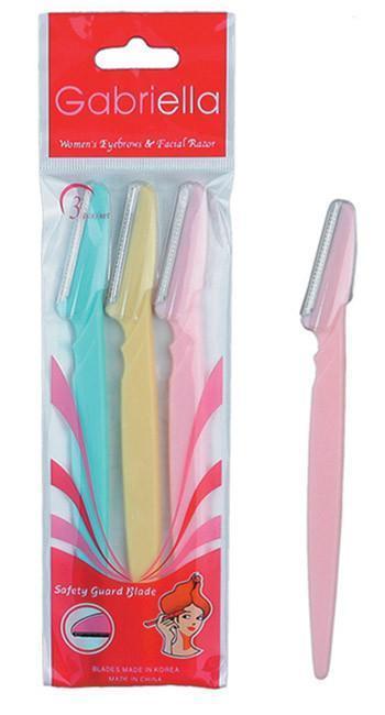 #GAB01 GABRIELLA EYEBROW RAZOR 3PC (10PK)
