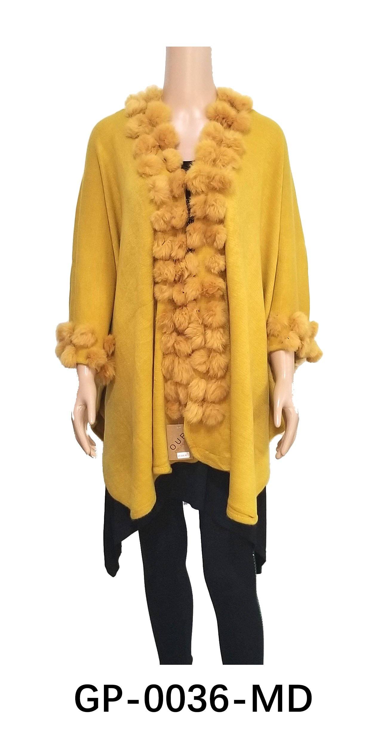 Round Fur Trim Cardigan #GP0036 (PC)