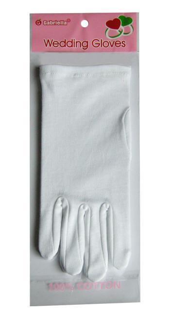 #Gwg01 Gabriella Wedding Gloves 100% Cotton (6Pk)