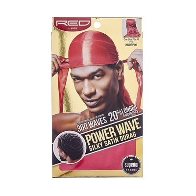RED by Kiss Silky Satin Durag #HD1-9 (12PC) 