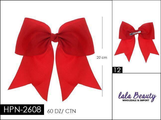 Cheer Bow #HPN2608 Red (Dozen)