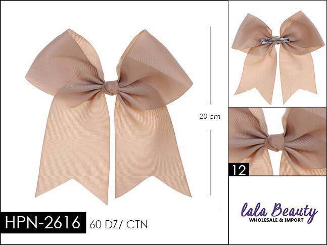 Cheer Bow #HPN2616 Beige (Dozen)