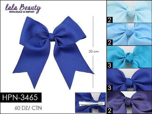 Cheer Bow #HPN3465 Blue Mix (Dozen)