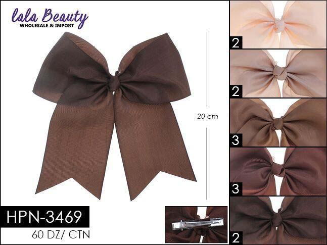 Cheer Bow #HPN3469 Brown Mix (Dozen)